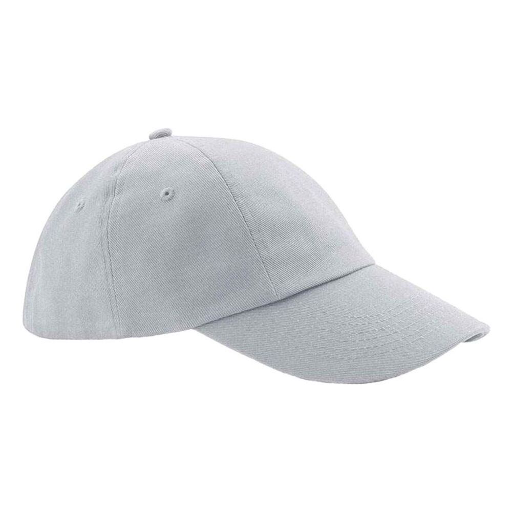 Beechfield Heavy Cotton Low Profile Baseball Cap / Light Grey